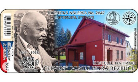 Červený domek Petra Bezruče má turistickou známku