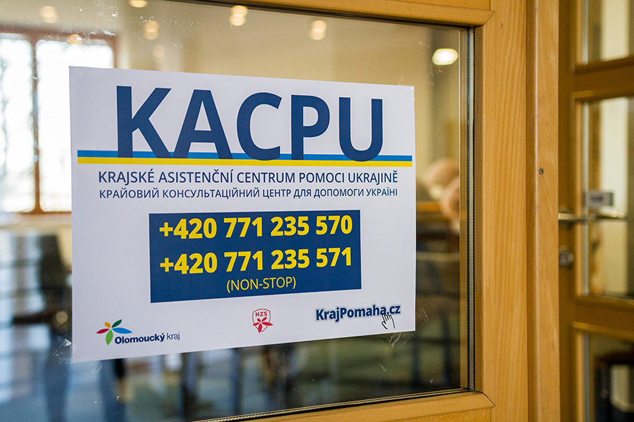 Uprchlíkům z Ukrajiny pomáhá krajské asistenční centrum